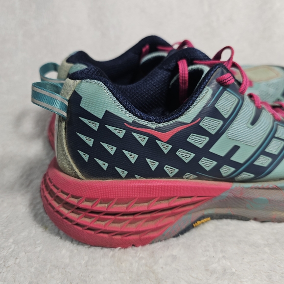 Hoka One One Speedgoat 2 Trail Running Shoes Sneakers Blue - Women’s Size 8.5 - Picture 6 of 14